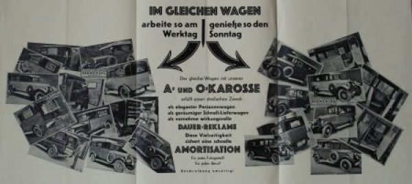 Harmening Carosseries Sedan Modelprogram 1928 (S0643)