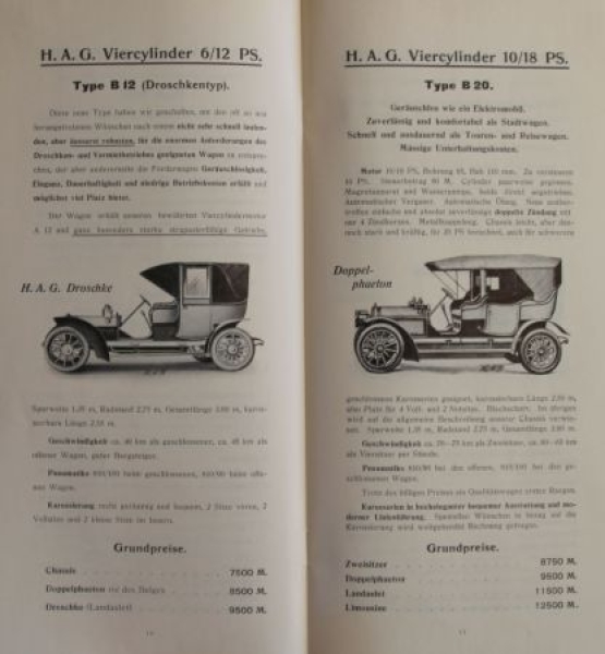 Hansa Cars Modelprogram 1908 (S0658)