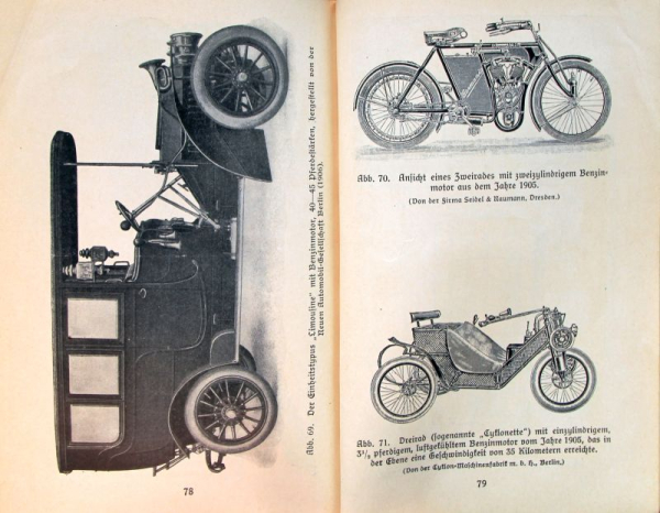 Neuburger "Der Kraftwagen, sein Wesen und Werden" Fahrzeug-Historie 1913 (11052)