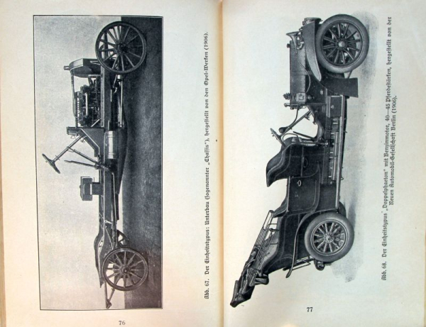 Neuburger "Der Kraftwagen, sein Wesen und Werden" Fahrzeug-Historie 1913 (11052)