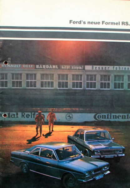 Ford Taunus Formel RS Modellprogramm 1967 Automobilprospekt (11089)