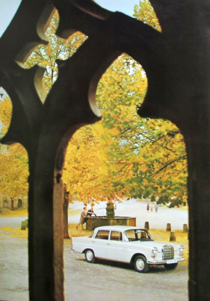 Mercedes-Benz 230 Modellprogramm 1965 Automobilprospekt (11088)