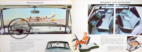 Fiat 1800 Modellprogramm 1959 Automobilprospekt (11086)