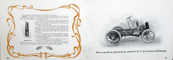 Dechamps "Guide pratique du Chauffeur" Automobil-Zubehör Handbuch 1902 (11100)