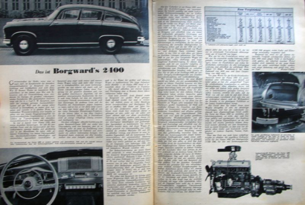 "Das Auto, Motor & Sport" Auto-Magazin 1952 (11090)