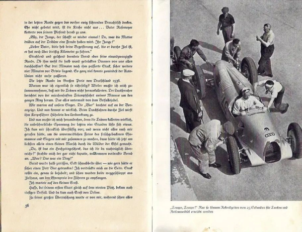 Beinhorn "Mein Mann der Rennfahrer" 1938 Rosemeyer-Biographie (9383)