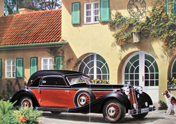 Horch 8 Zylinder Modellprogramm 1937 Automobilprospekt (10848)