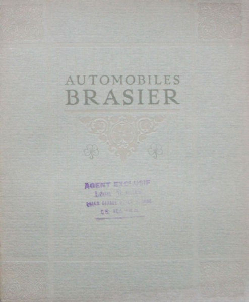 Brasier Automobile Modellprogramm 1910 Automobilprospekt (10809)