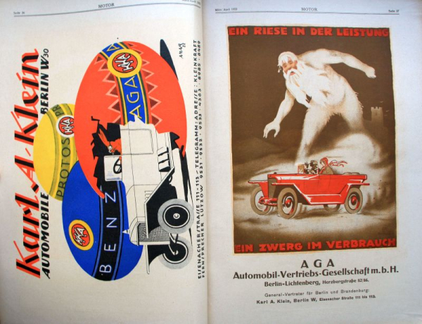 Braunbecks "Motor" Magazin März/April 1922 (10820)