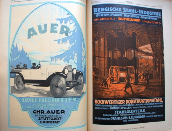 Braunbecks "Motor" Magazin März/April 1922 (10820)