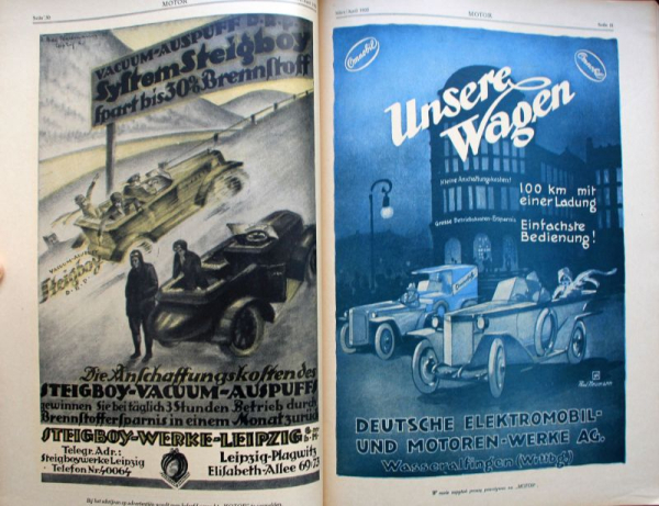 Braunbecks "Motor" Magazin März/April 1922 (10820)
