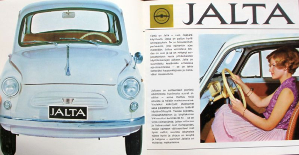 SAS Jalta 965 A Modellprogramm 1965 Automobilprospekt (10807)