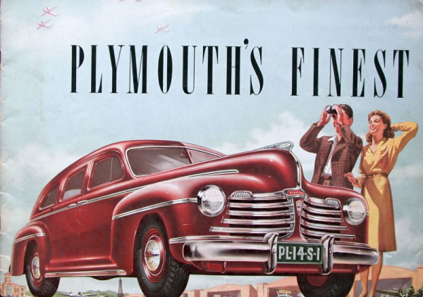 Plymouth Modellprogramm 1941 Automobilprospekt (10806)