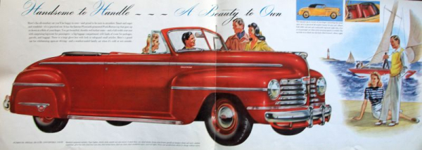 Plymouth Modellprogramm 1941 Automobilprospekt (10806)