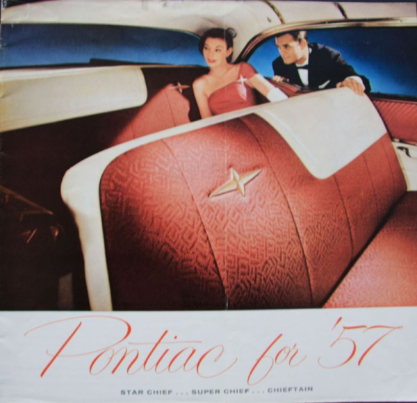 Pontiac Star Chief Chieftain Modellprogramm 1957 Automobilprospekt (10804)