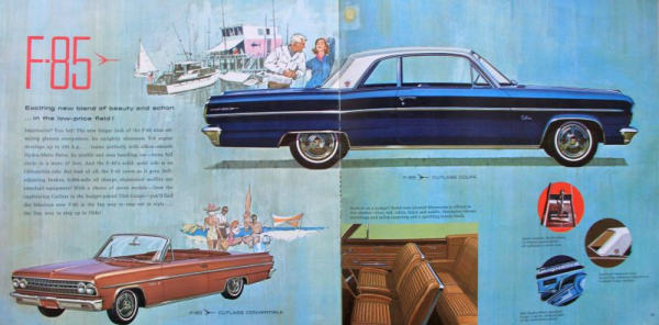 Oldsmobile Modellprogramm 1963 Automobilprospekt (10803)