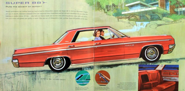 Oldsmobile Modellprogramm 1963 Automobilprospekt (10803)
