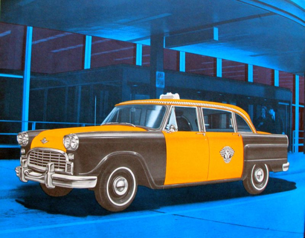 Checker Modellprogramm 1961 "Up with Checker" Automobilprospekt (10802)