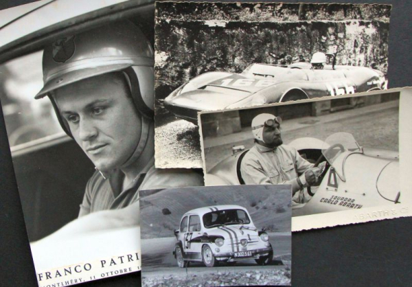 Abarth Racingdriver Convolute 1960 five Factoryphotos (10828)