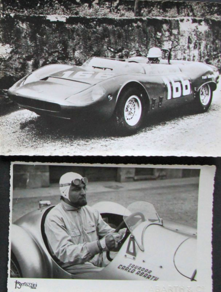 Abarth Racingdriver Convolute 1960 five Factoryphotos (10828)