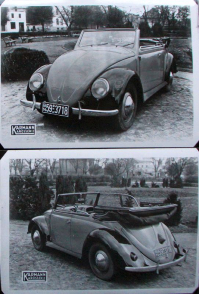 Volkswagen Beetle Karmann Convertible 1949 six Factoryphotos (10826)
