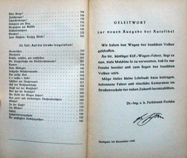 Gail "Autofibel für den Volkswagen" Fahrzeugtechnik 1939 (10823)