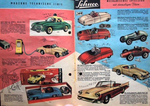 Schuco Spielzeug Modellprogramm 1959 Spielzeugprospekt (10858)