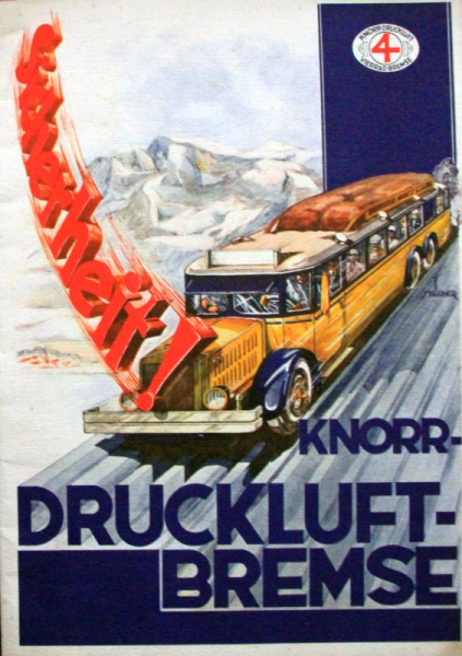Knorr-Druckluftbremse Modellprogramm 1928 Zubehörprospekt (10857)