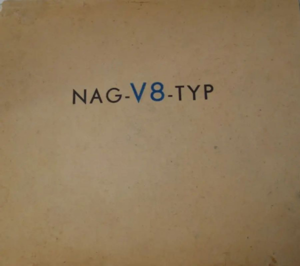 NAG V8 Achtzylinder 18/100 PS Modellprogramm 1931 Automobilprospekt (10853)