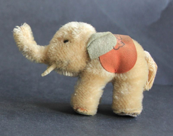 Steiff Elefant 1955 Mohair-Plüsch (10885)