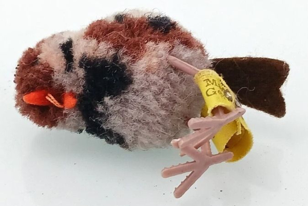 Steiff Spatz 1960 Wolle mit Werbefahne (10886)