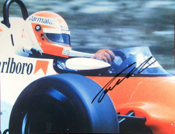 Niki Lauda Rennfahrer 1975 Original-Autogramm (10925)