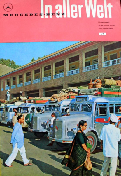 "Mercedes-Benz in aller Welt" Firmen-Magazin 1960 (10936)