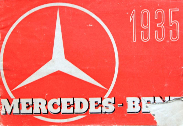 Mercedes-Benz Modellprogramm 1935 Automobilprospekt (10950)