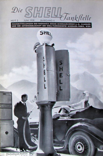 "Die Shell Tankstelle" Tankstellen-Magazin 1938 (10970)