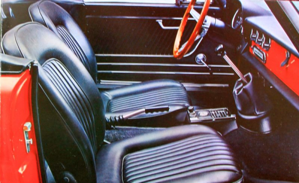 Alfa Romeo 1750 Spider Modellprogramm 1969 Automobilprospekt (10997)