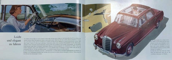 Mercedes-Benz 219 Modellprogramm 1959 Automobilprospekt (11002)