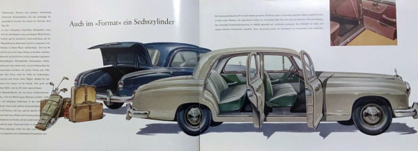 Mercedes-Benz 219 Modellprogramm 1959 Automobilprospekt (11002)