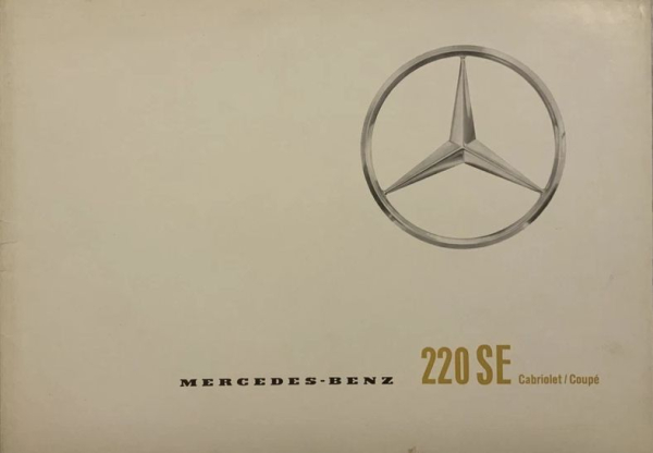 Mercedes-Benz 220 SE Cabriolet - Coupe Modellprogramm 1959 Automobilprospekt (11003)
