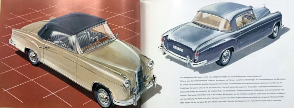 Mercedes-Benz 220 SE Cabriolet - Coupe Modellprogramm 1959 Automobilprospekt (11003)