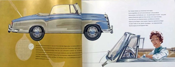 Mercedes-Benz 220 SE Cabriolet - Coupe Modellprogramm 1959 Automobilprospekt (11003)