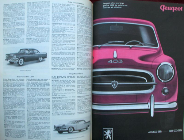 "Automobil Revue 58" Automobil-Jahrbuch 1958 (11006)