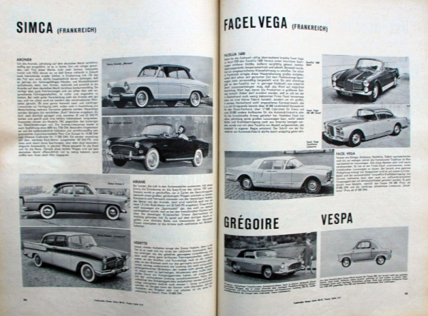 "Die Auto-Modelle Katalog 1960/61" Automobil-Jahrbuch (11005)