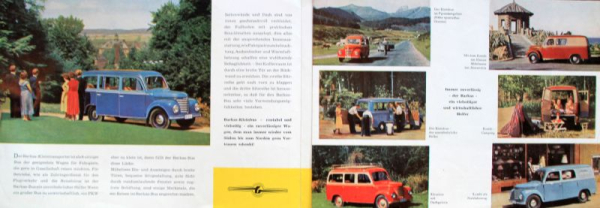 Barkas V 901/2 Kleintransporter Modellprogramm 1962 Lastwagenprospekt (11013)