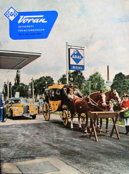 BV Aral "BV Voran" Tankstellen-Zeitschrift 1956 (11021)