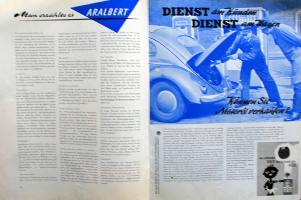 BV Aral "BV Voran" Tankstellen-Zeitschrift 1956 (11023)