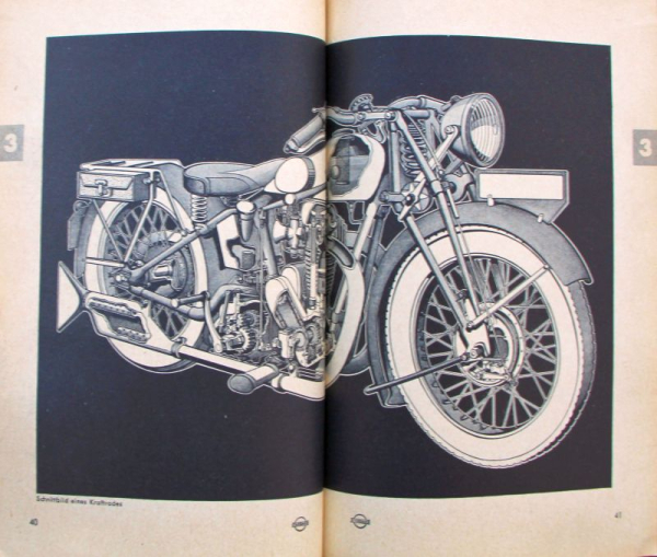 Esso Standard "Handbuch für Kraftrad-Fahrer" Tankstellen-Handbuch 1937 (11039)