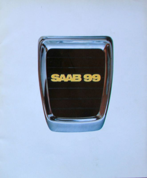 Saab 99 Modellprogramm 1974 Automobilprospekt (11035)
