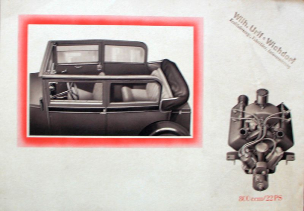 DKW 4=8 Modellprogramm 1933 "Der neue DKW Wagen" Automobilprospekt (11038)