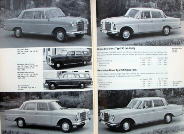 Oswald "Autos in Deutschland 1945-1966" Fahrzeughistorie 1966 (11119)